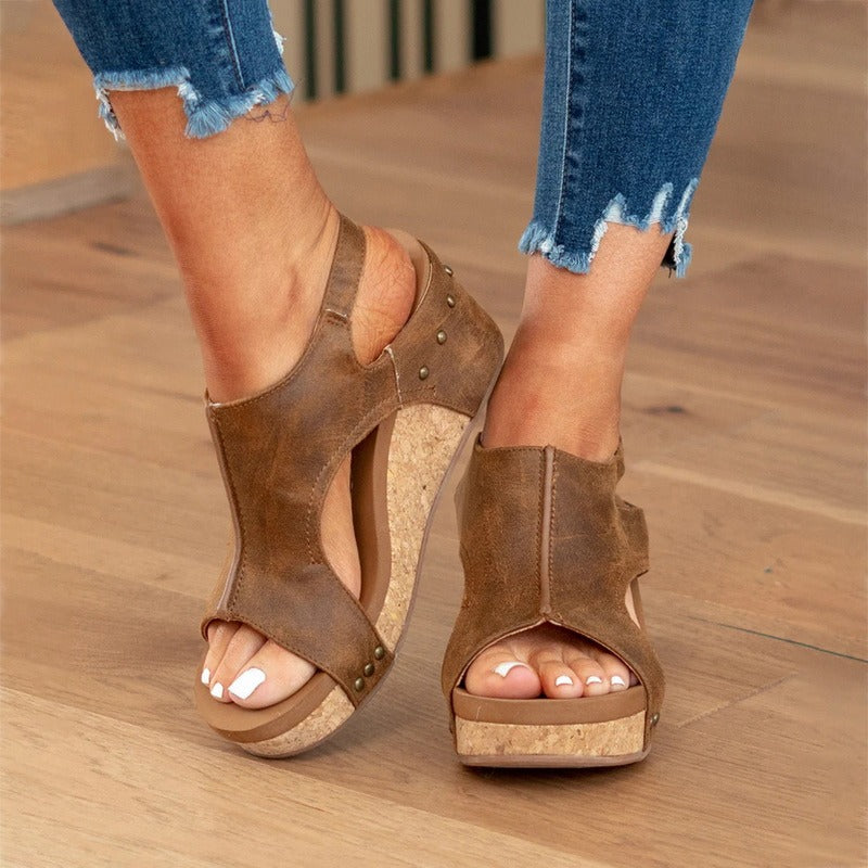 Valenzora – Leather summer sandals
