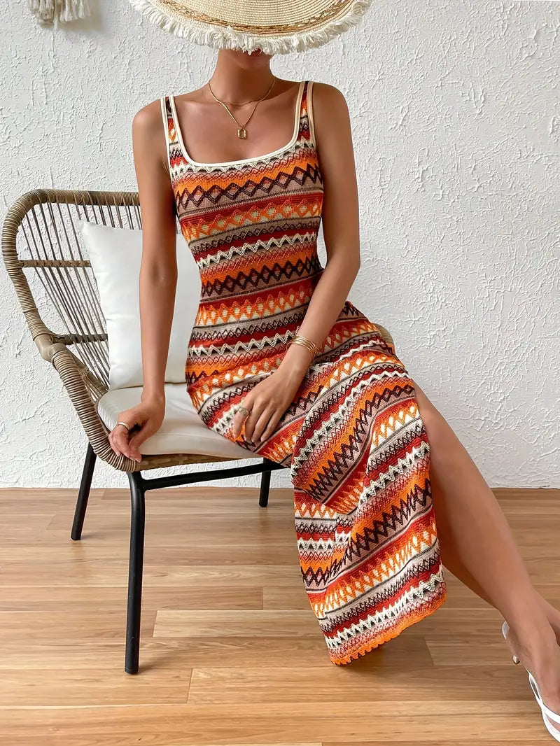 Valenzora | Lively knitted dress for women