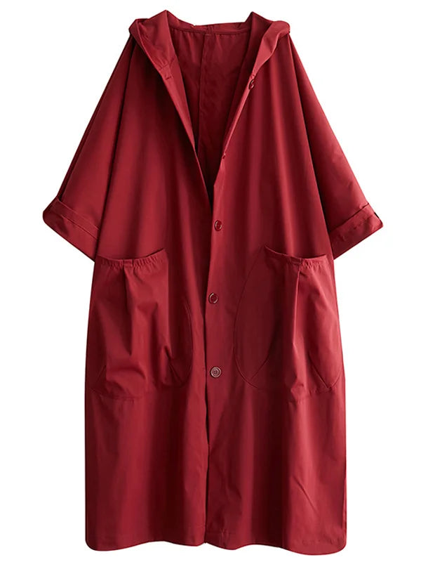 Valenzora | Langer wasserdichter Trenchcoat
