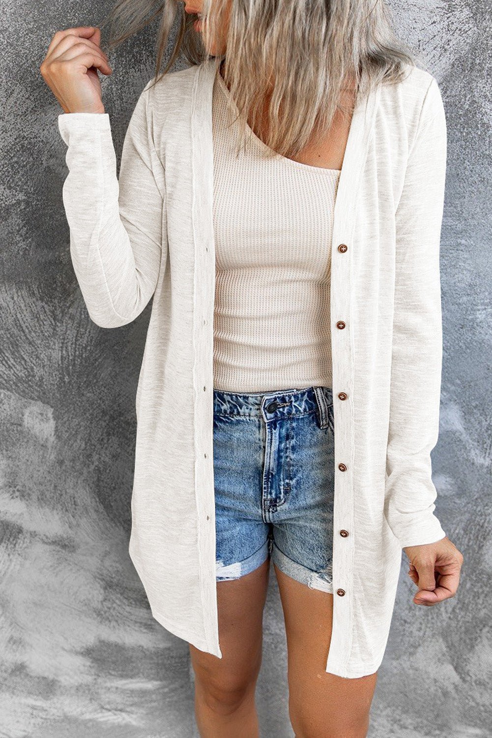 Valenzora | Langärmliger Cardigan