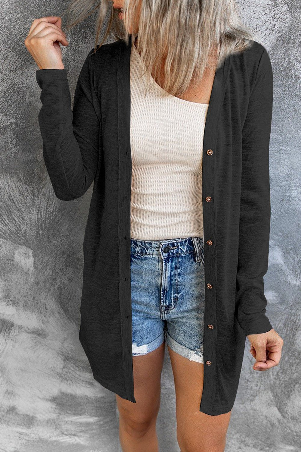 Valenzora | Langärmliger Cardigan