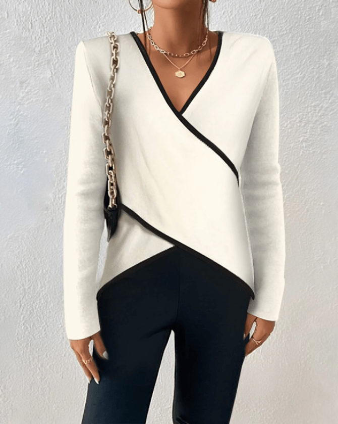 Valenzora | Eleganter und stilvoller Langarmpullover für Damen