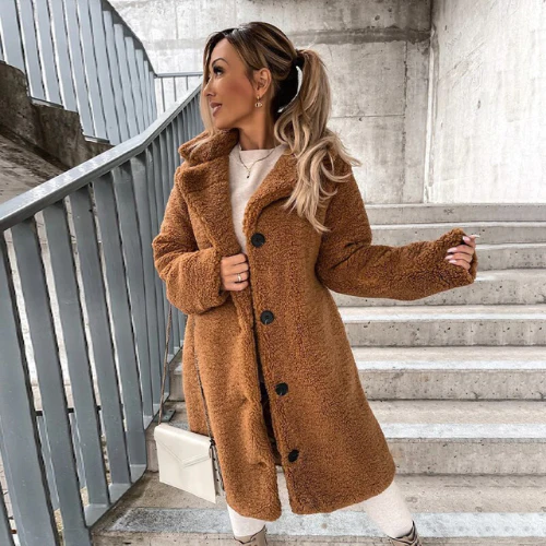 Valenzora Teddy Coat | Stylish soft jacket
