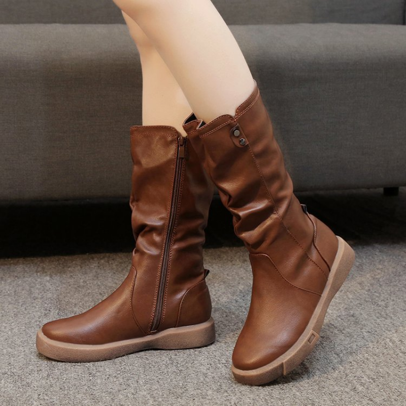 Valenzora | Leather winter boots 100% waterproof