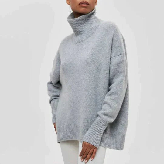 Oversized roll-neck sweater