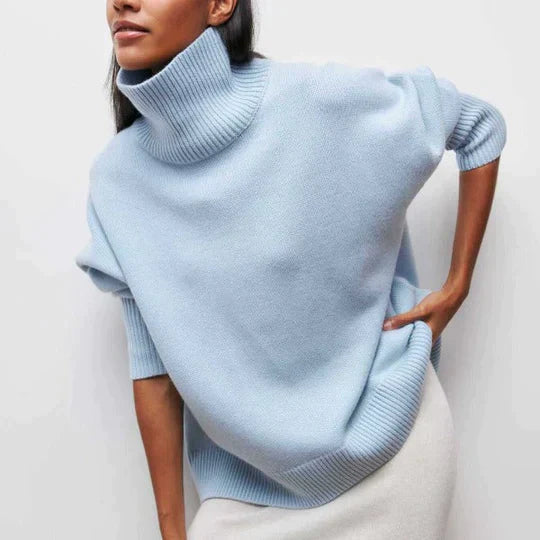Oversized roll-neck sweater