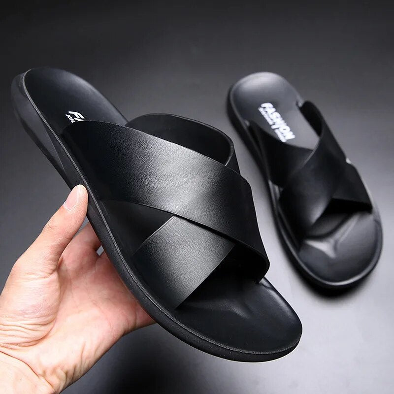 Valenzora | Comfortable non-slip leather sandals