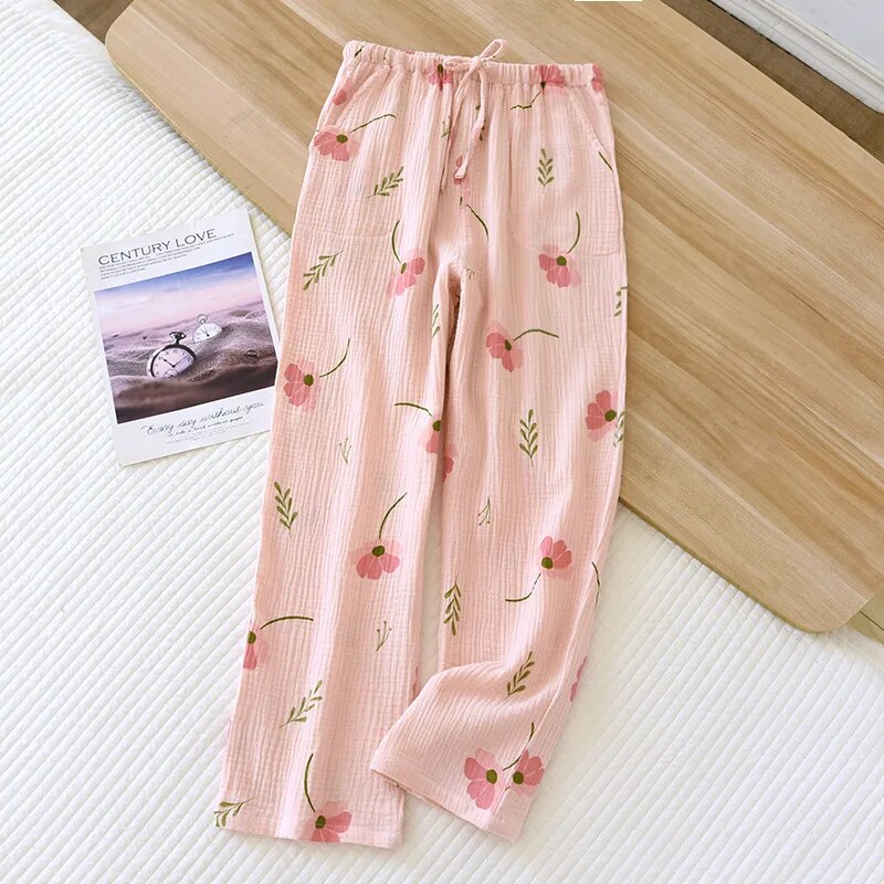 Valenzora - Floral pajama pants