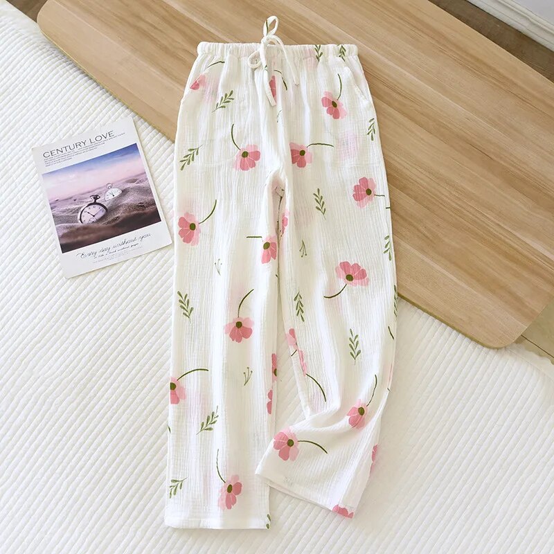 Valenzora - Floral pajama pants