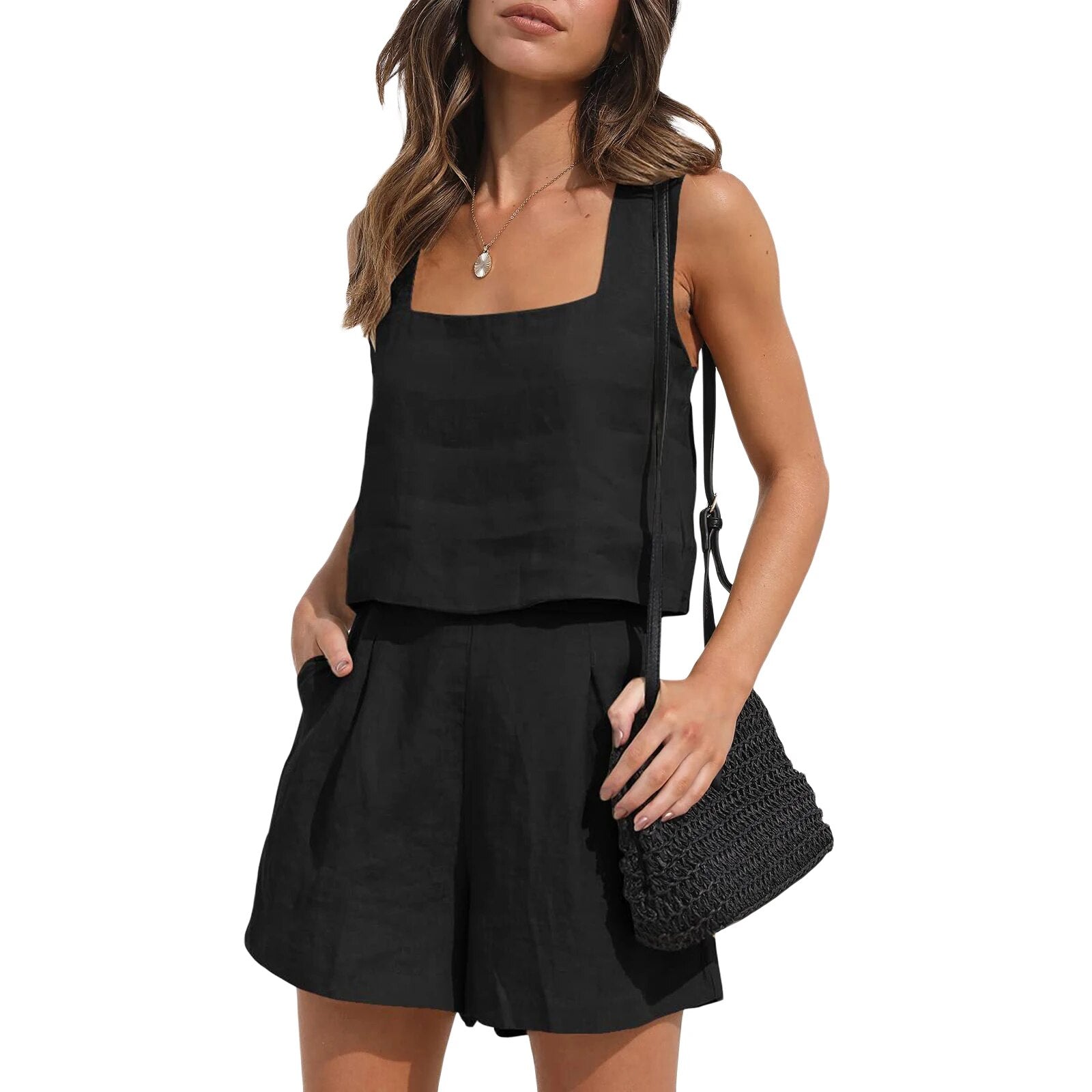 Valenzora - Babywearing vest and leisure shorts with pockets