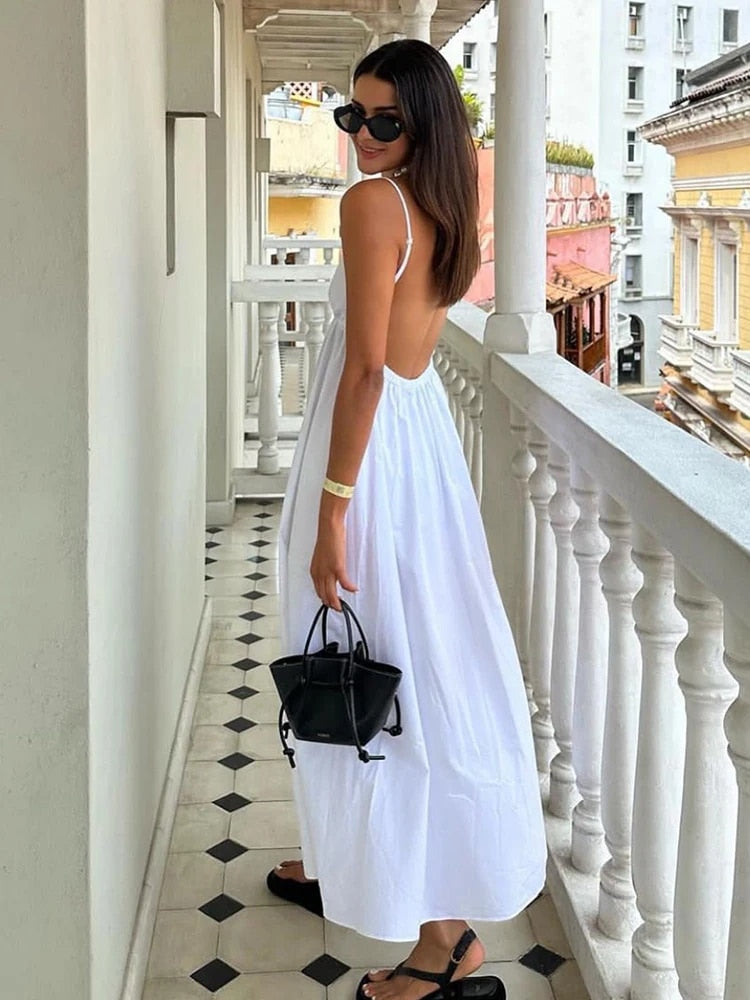 Valenzora - Backless midi dress