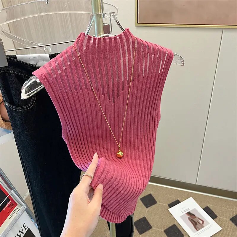 Valenzora - Tank with high collar