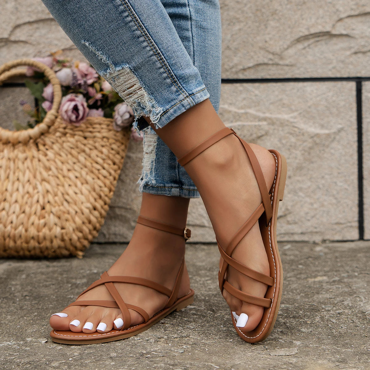 Valenzora | Chic Roman Sandals for Women