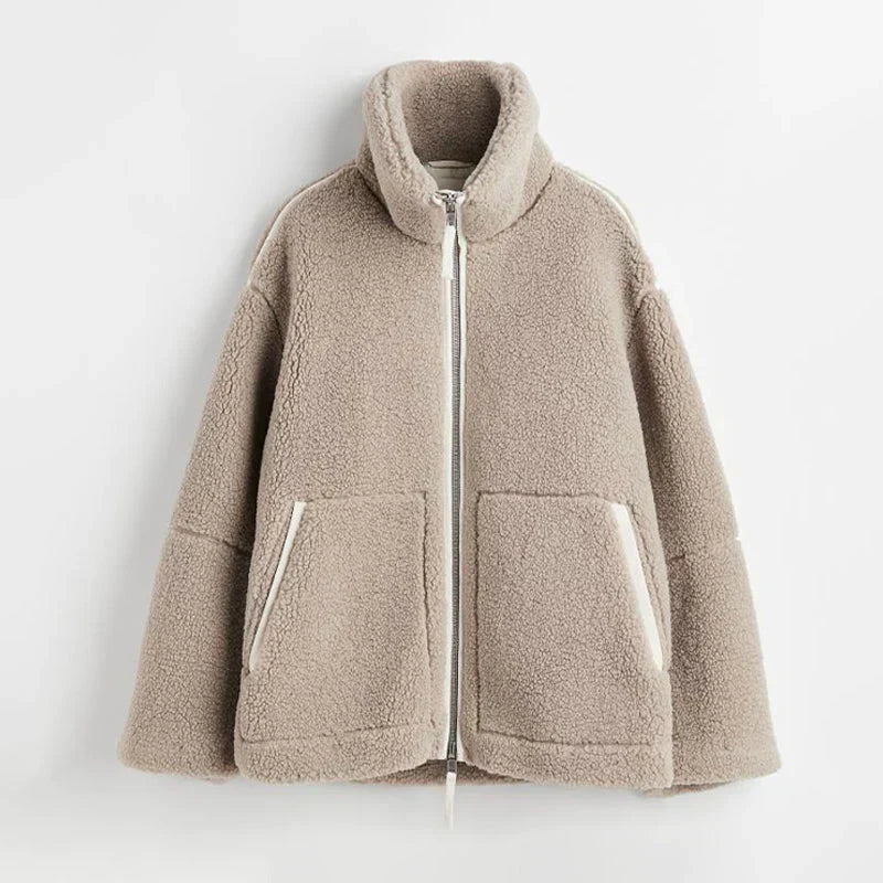 Valenzora | Warm teddy jacket for women | Comfort