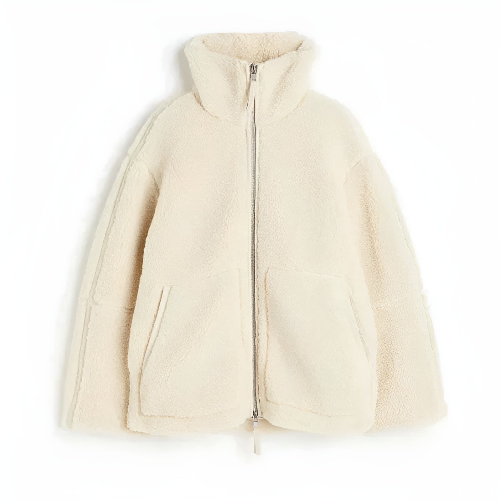 Valenzora | Kuschelige Teddy-Reißverschlussjacke