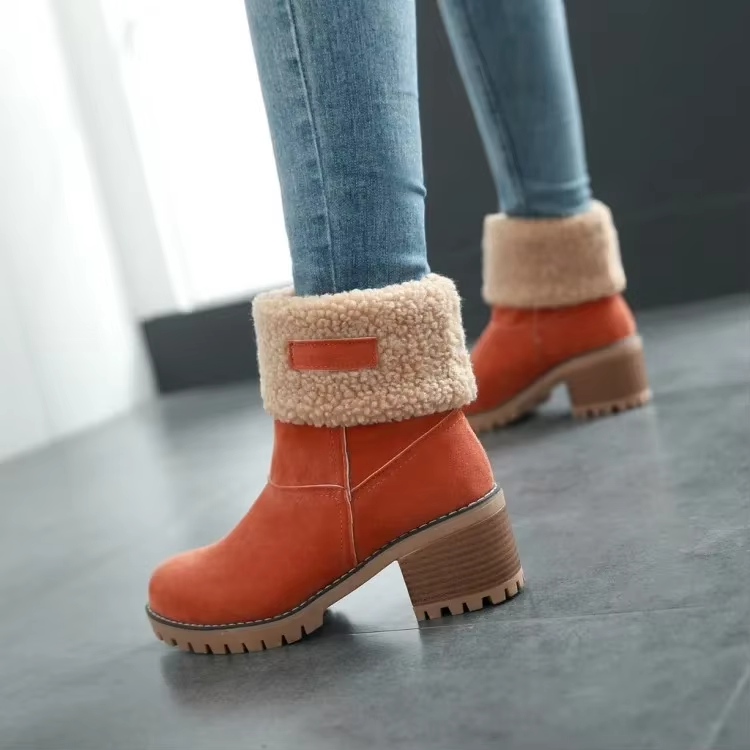 Valenzora | Elegante warme Schneestiefel aus Leder