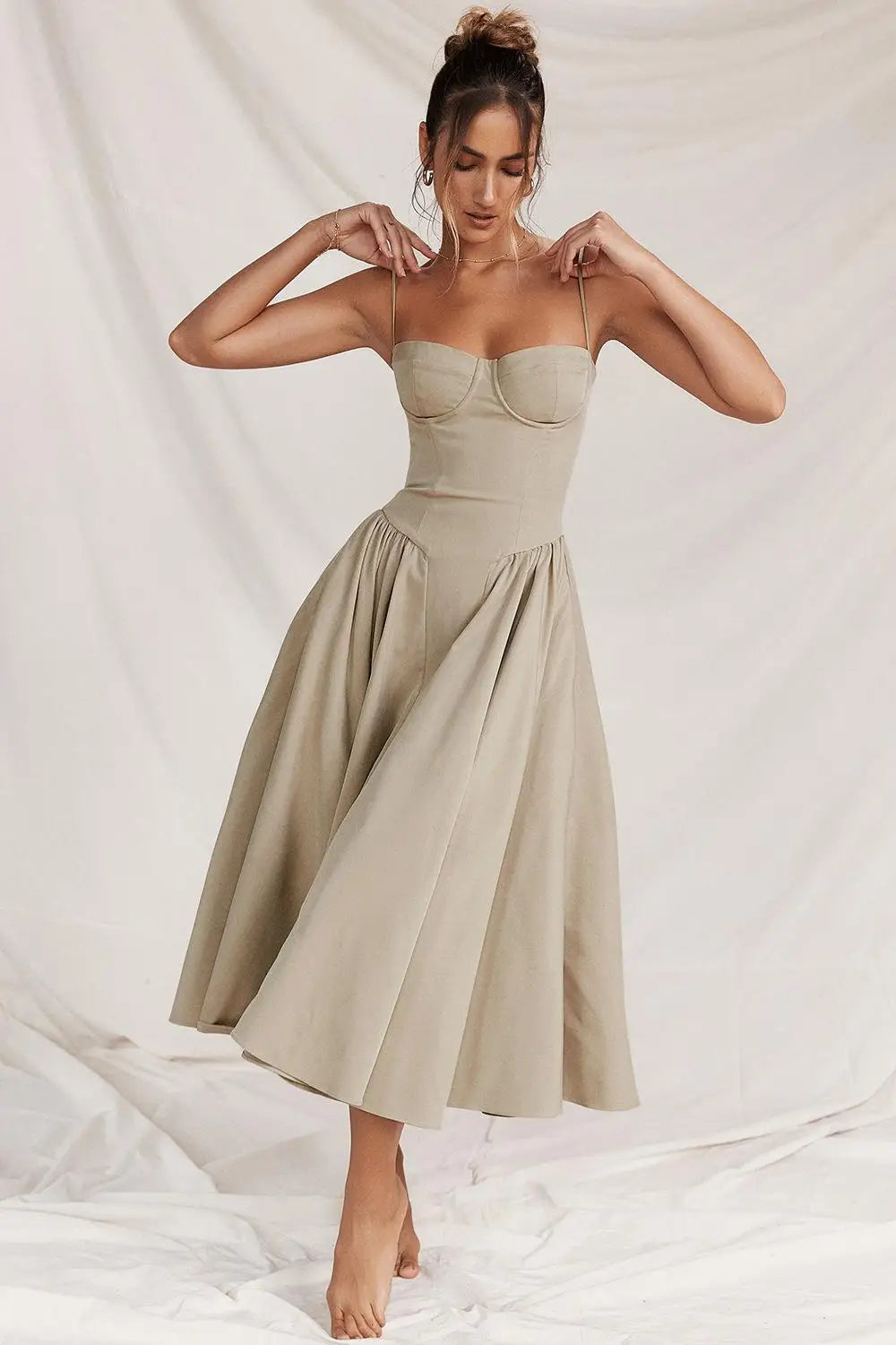Valenzora | Summer dress with lightweight material and print