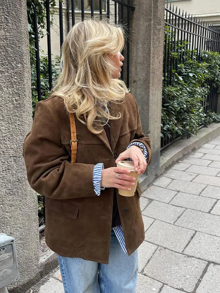 Valenzora | Vintage suede jacket