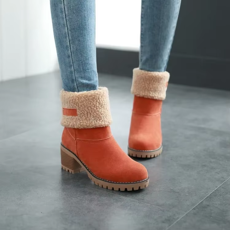 Valenzora | Elegante warme Schneestiefel aus Leder