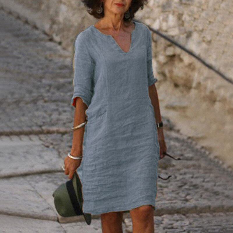 Valenzora | Midi Dress - Stylish and relaxed midi dress for every day