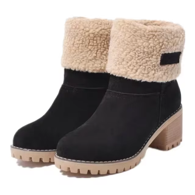 Valenzora | Elegante warme Schneestiefel aus Leder