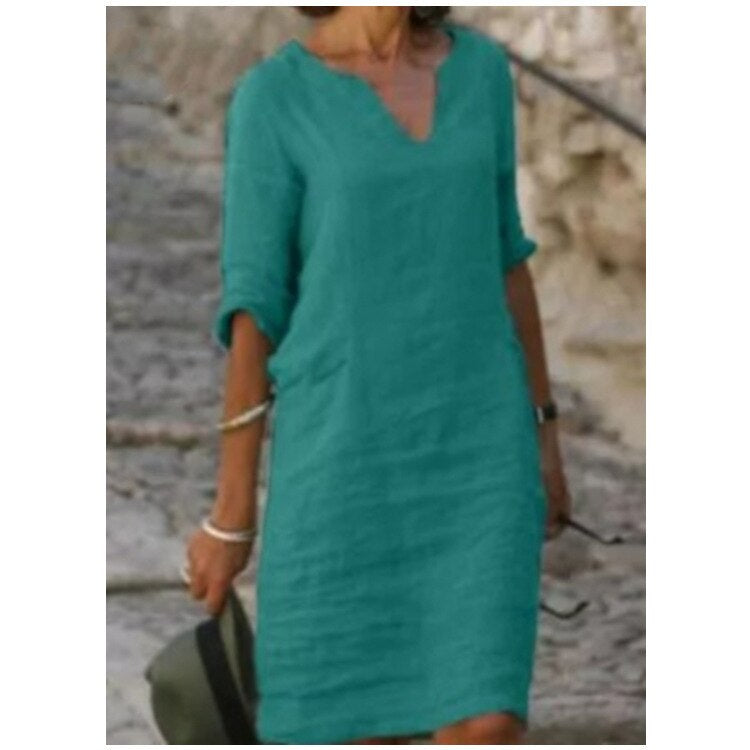 Valenzora | Midi Dress - Stylish and relaxed midi dress for every day