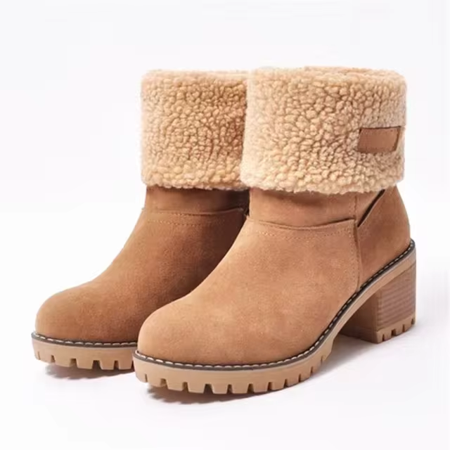 Valenzora | Elegante warme Schneestiefel aus Leder