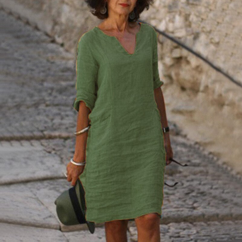 Valenzora | Midi Dress - Stylish and relaxed midi dress for every day