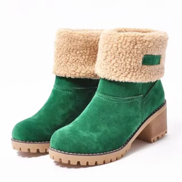 Valenzora | Elegante warme Schneestiefel aus Leder