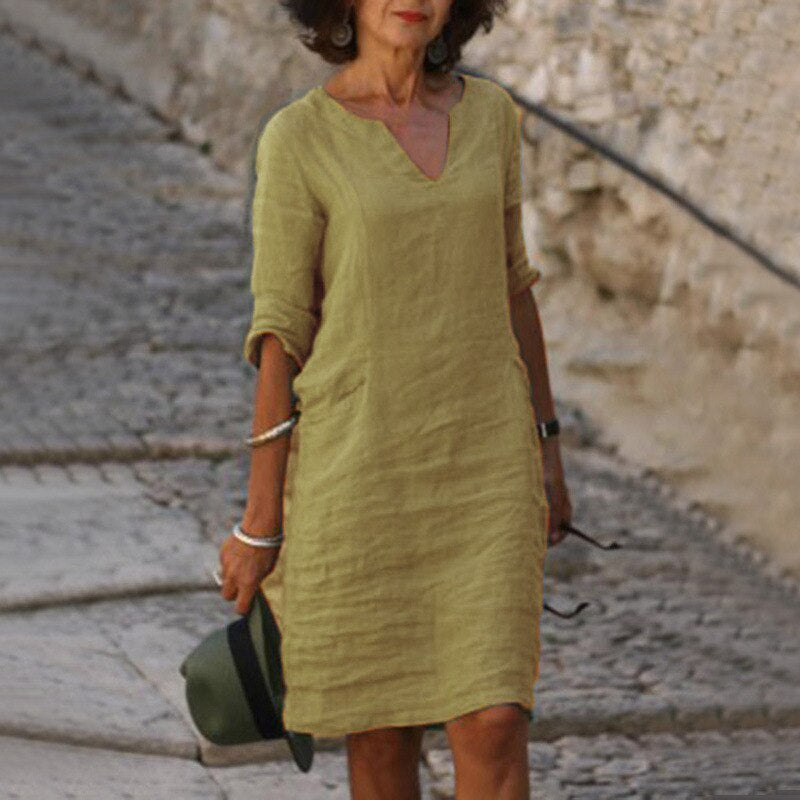 Valenzora | Midi Dress - Stylish and relaxed midi dress for every day