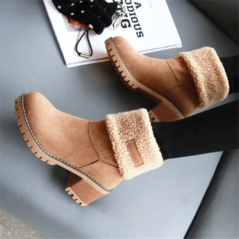 Valenzora | Elegante warme Schneestiefel aus Leder