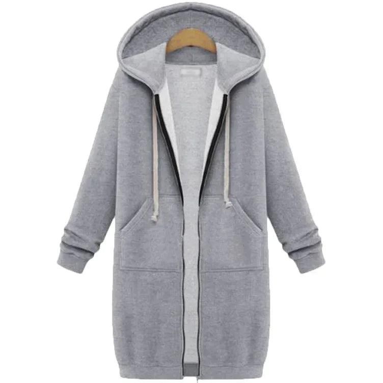 Valenzora | Long hooded jacket