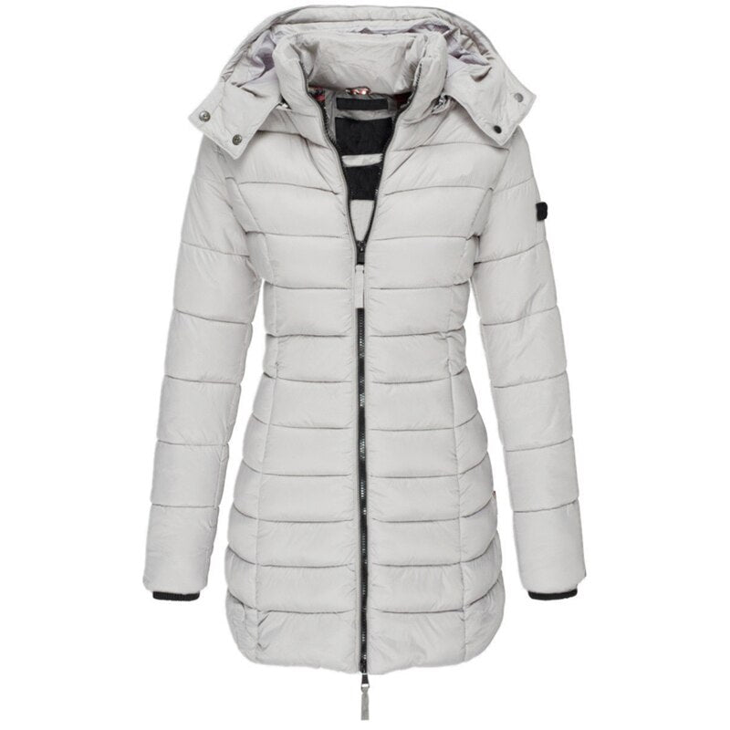 Valenzora | Kuschelige Daunenjacke mit Kapuze