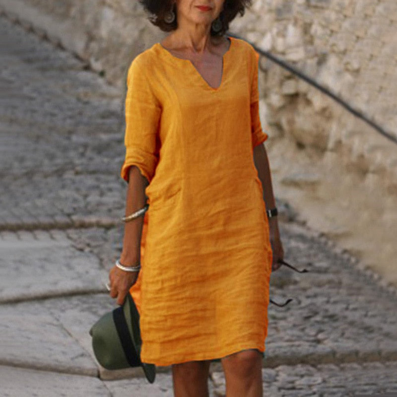 Valenzora | Midi Dress - Stylish and relaxed midi dress for every day