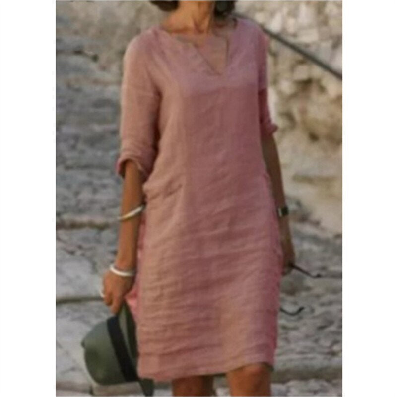 Valenzora | Midi Dress - Stylish and relaxed midi dress for every day