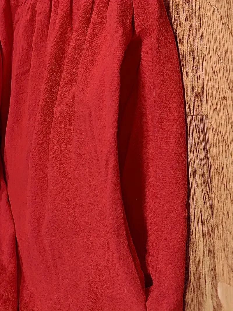Valenzora | Sophisticated linen summer dress with practical pockets