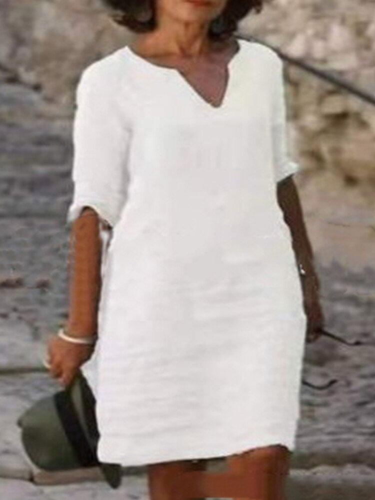 Valenzora | Midi Dress - Stylish and relaxed midi dress for every day
