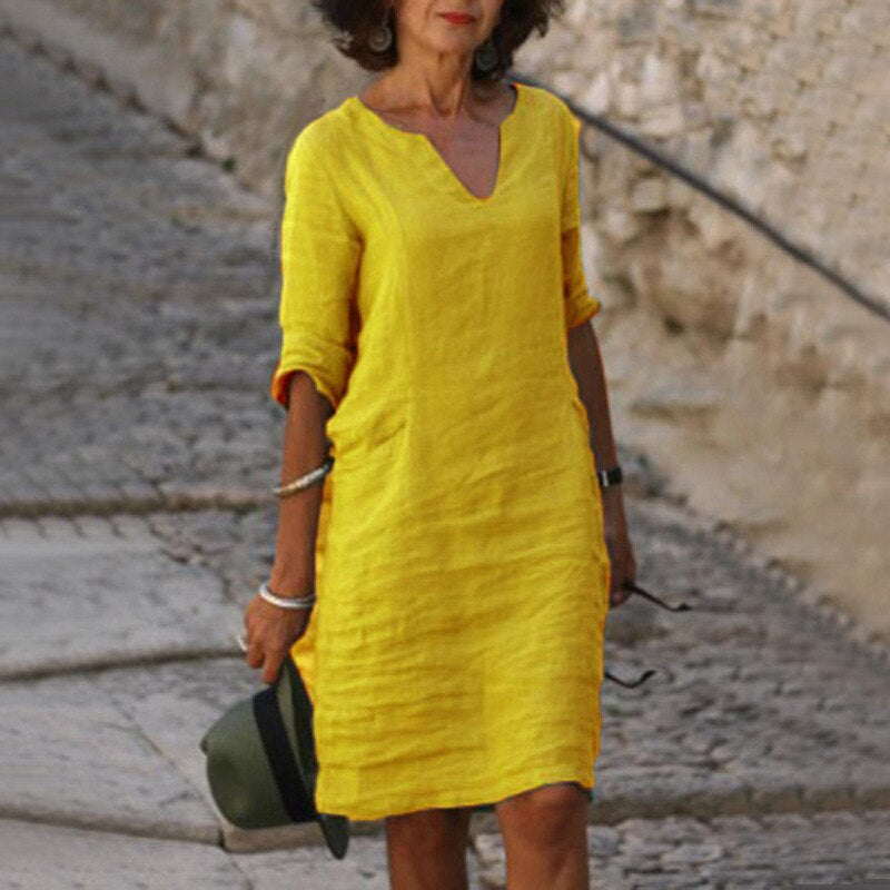 Valenzora | Midi Dress - Stylish and relaxed midi dress for every day