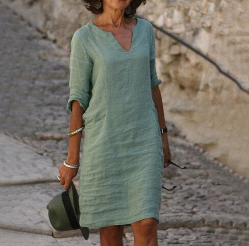 Valenzora | Midi Dress - Stylish and relaxed midi dress for every day