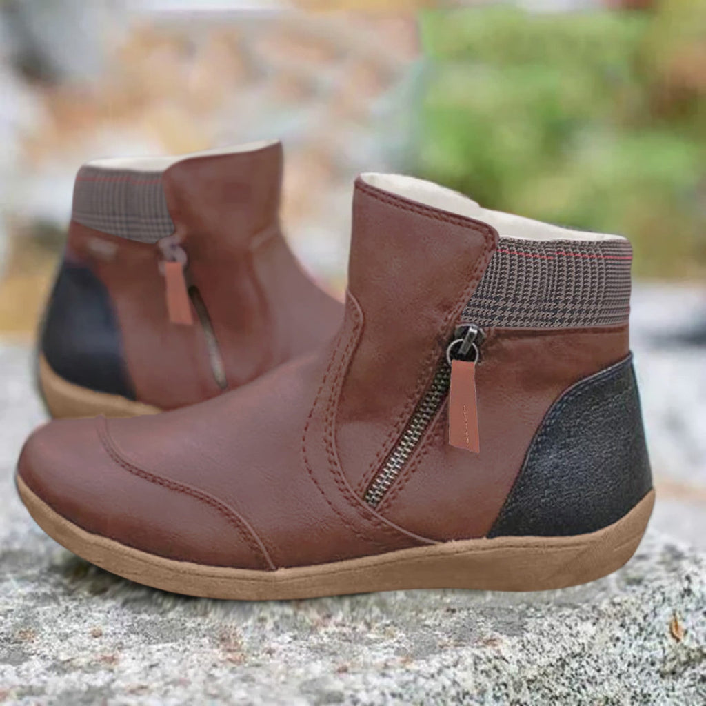 Valenzora | Waterproof, orthopedic leather boots