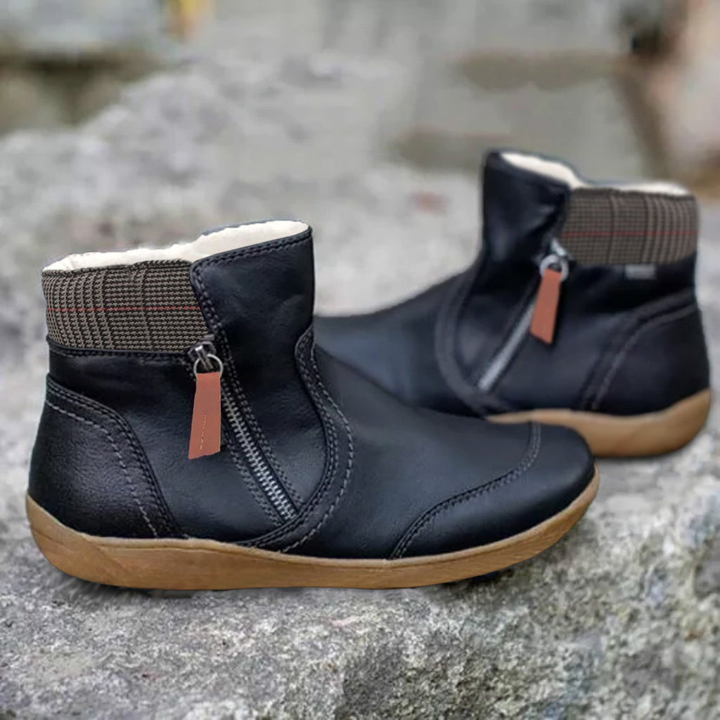 Valenzora | Waterproof, orthopedic leather boots