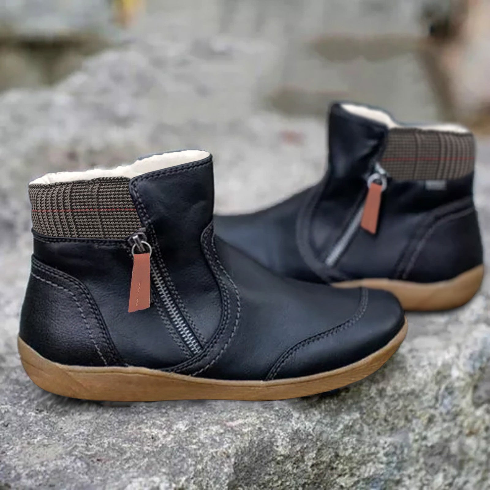 Valenzora | Waterproof, orthopedic leather boots