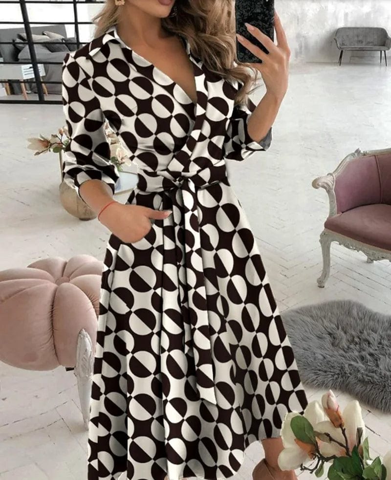 Valenzora | Midi Dress Elegant Design Formal & Evening Wear