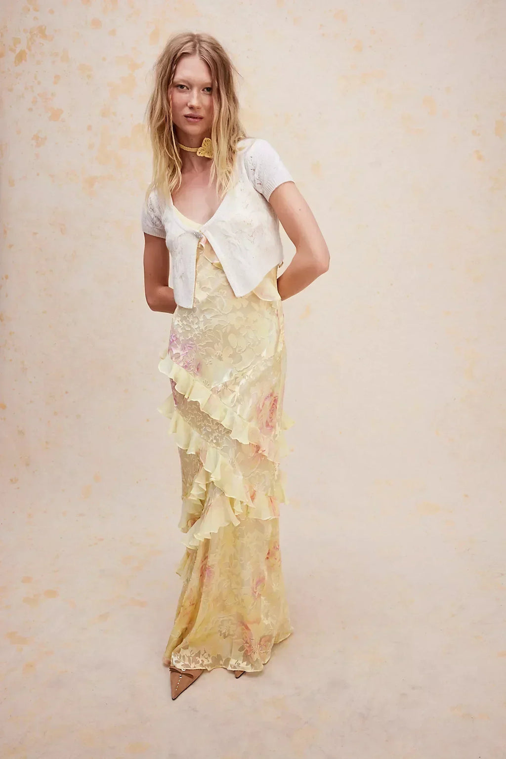 Valenzora | Sleeveless long dress