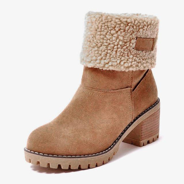 Valenzora | Elegante warme Schneestiefel aus Leder