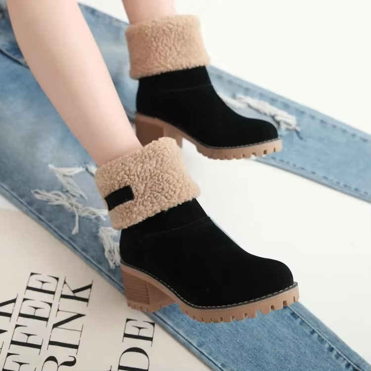 Valenzora | Elegante warme Schneestiefel aus Leder