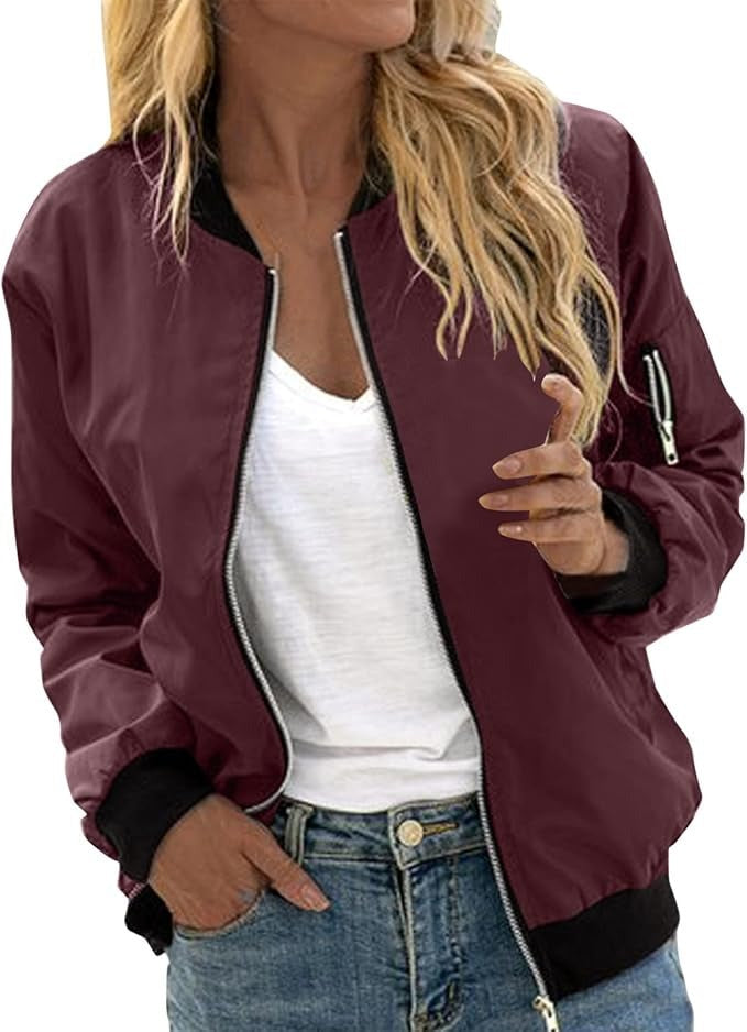 Valenzora | Women's floral bomber jacket
