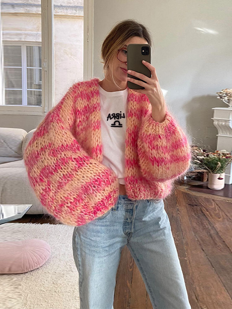 Valenzora | Cardigan with colorful patchwork