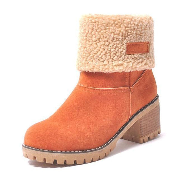 Valenzora | Elegante warme Schneestiefel aus Leder