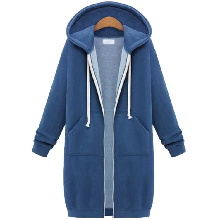Valenzora | Long hooded jacket